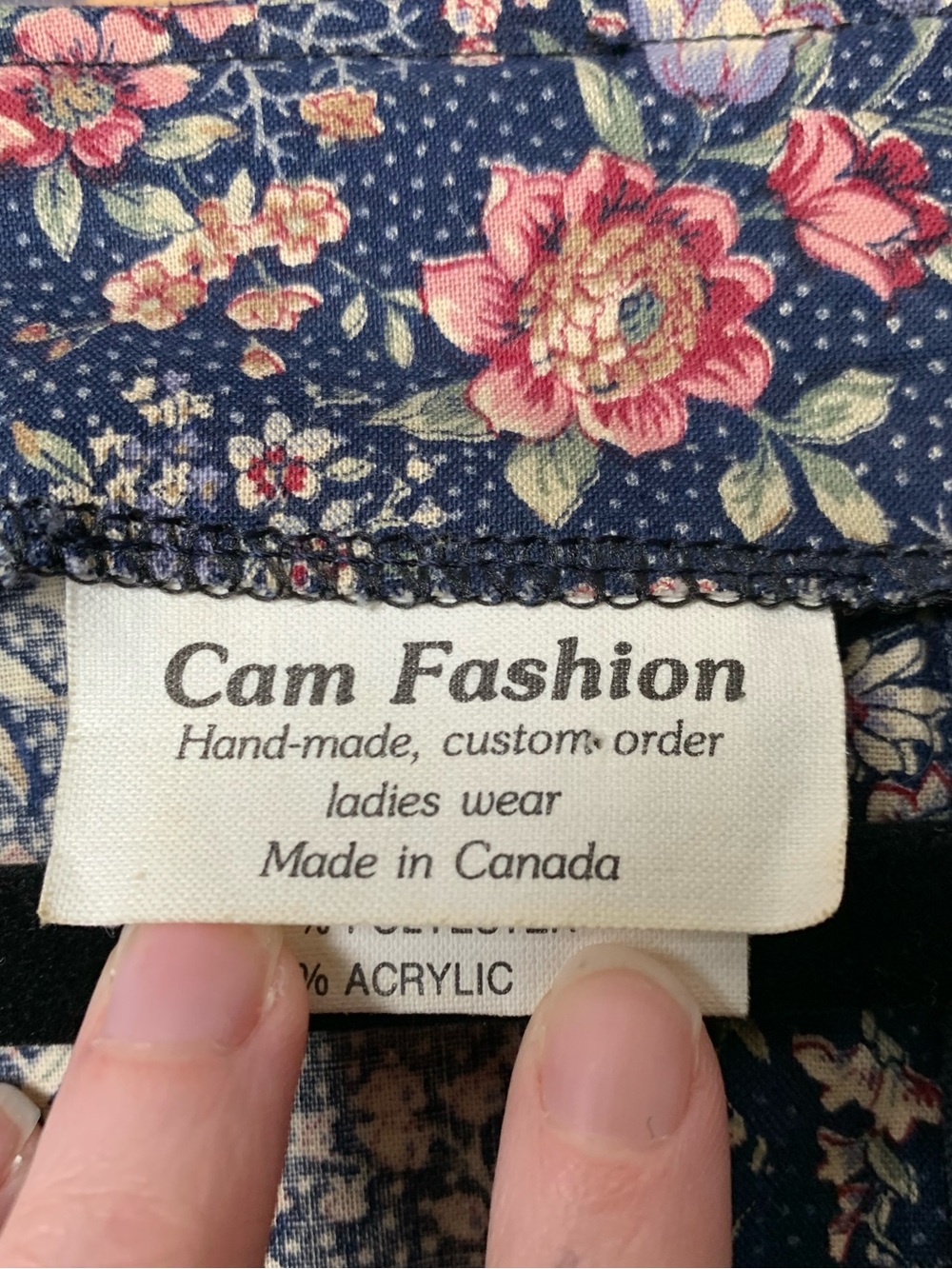 Cottagecore Cam Fashion Handmade Custom Floral Puff-Sleeve Dress - Picture 8 of 9